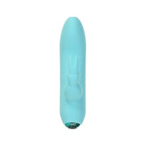 Alice's Bunny Rechargeable Bullet With Rabbit Sleeve Teal VIBRATORS-RABBIT